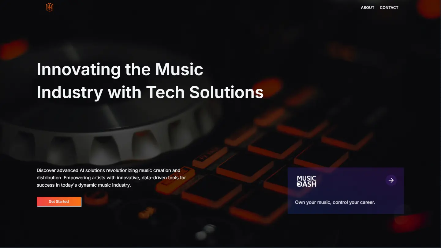 Screenshot of the NFHits website